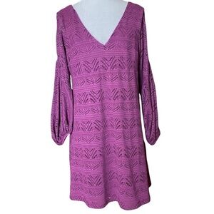 Maeve Purple Laila Lace Dress. Size Small